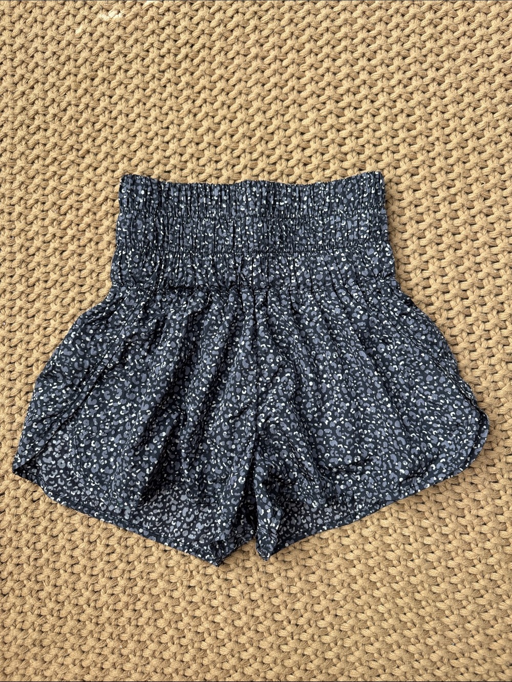 Free People FP Movement The Way Home Shorts Leopard Combo - Size Small